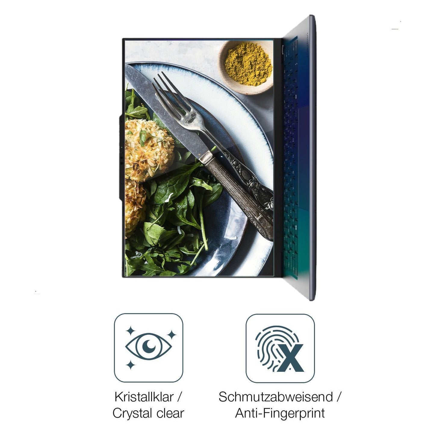2x Schutzfolie klar für Medion Signium 14 S1 Displ (4)