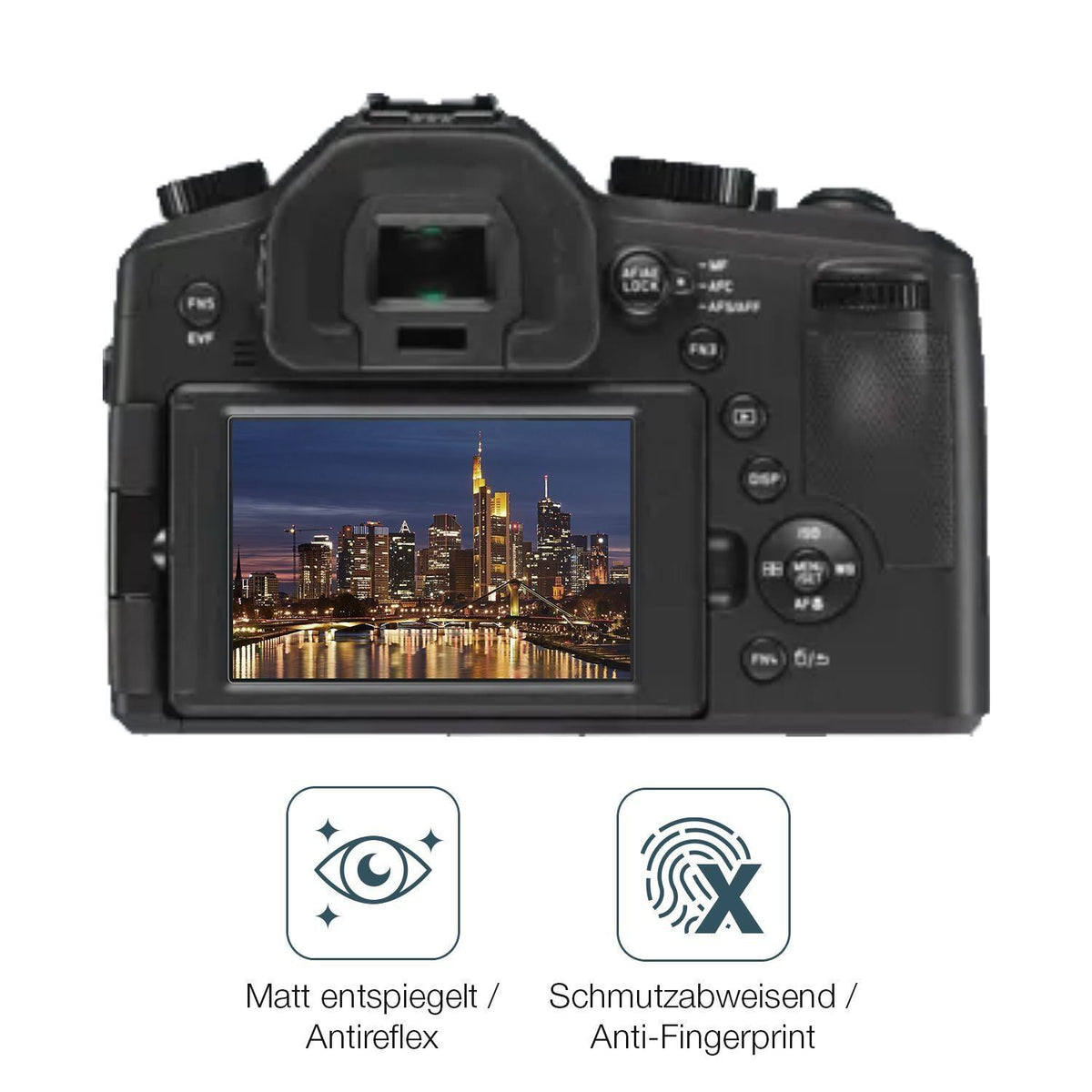 4x Schutzfolie matt für Leica V-Lux Typ 114 Displa (4)