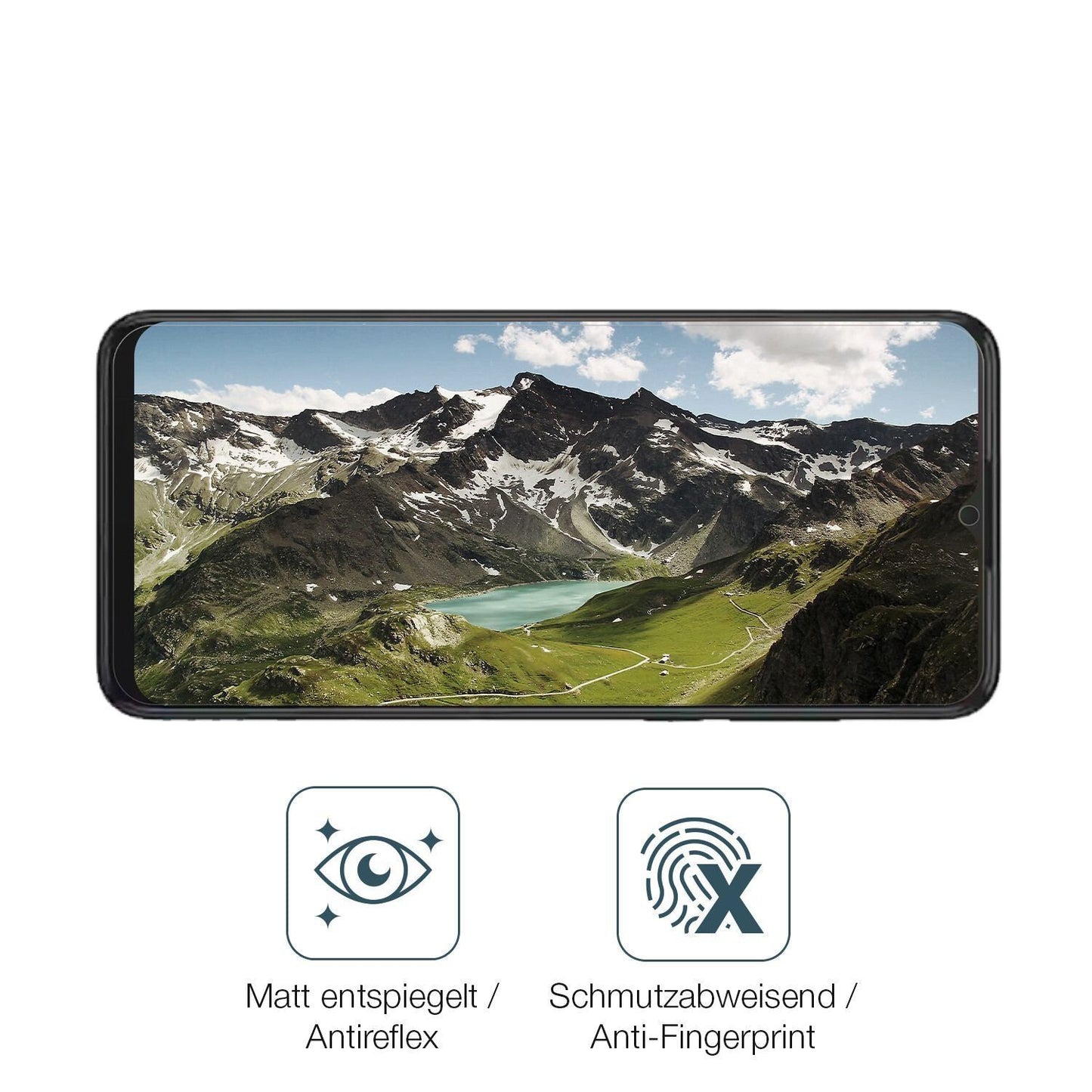 2x 9H Schutzfolie matt für SHARP Aquos V6 Panzerfo (5)