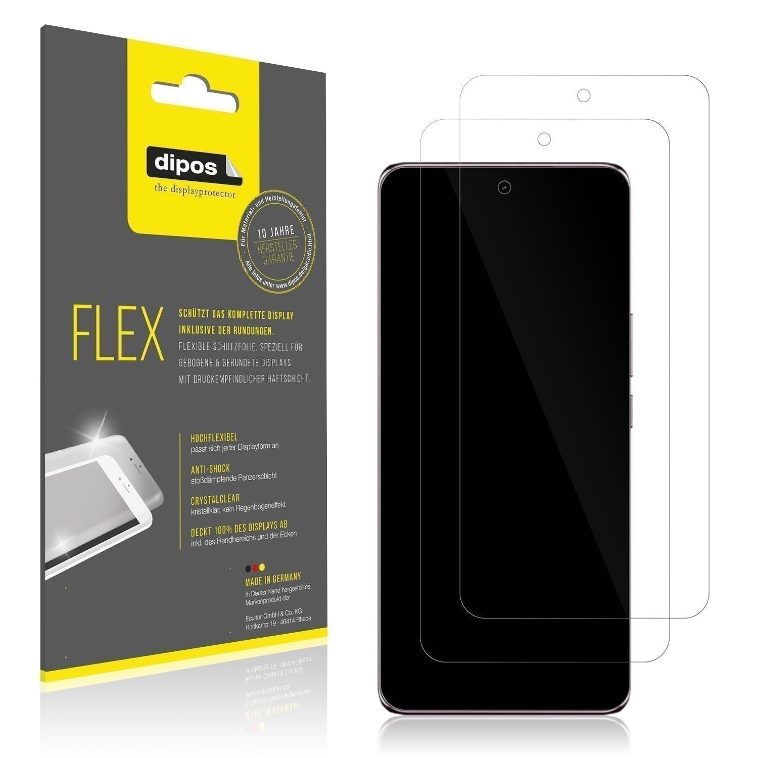 2x 3D Full Cover Schutzfolie für Vivo Y400 Pro 5G (1)