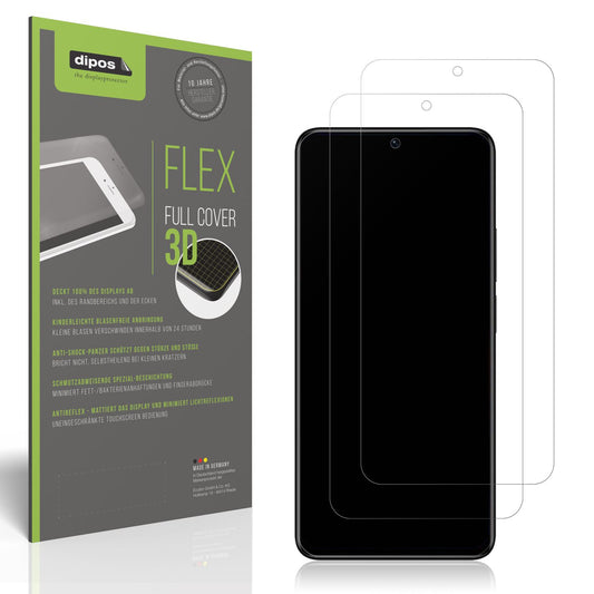 2x Full Cover Schutzfolie matt für Xiaomi Redmi No (1)