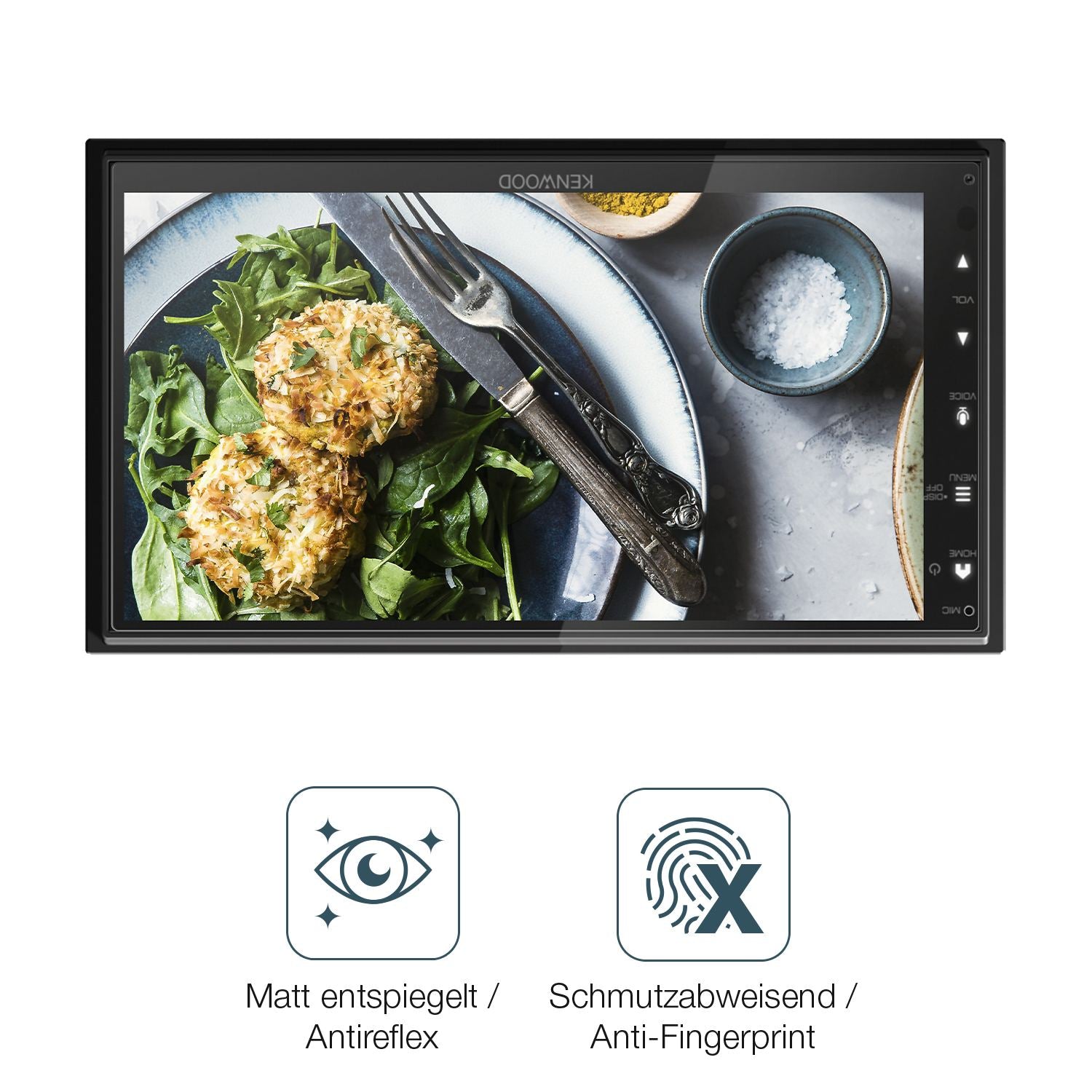 2x 9H Schutzfolie matt für Kenwood DMX6523DABS Pan (5)