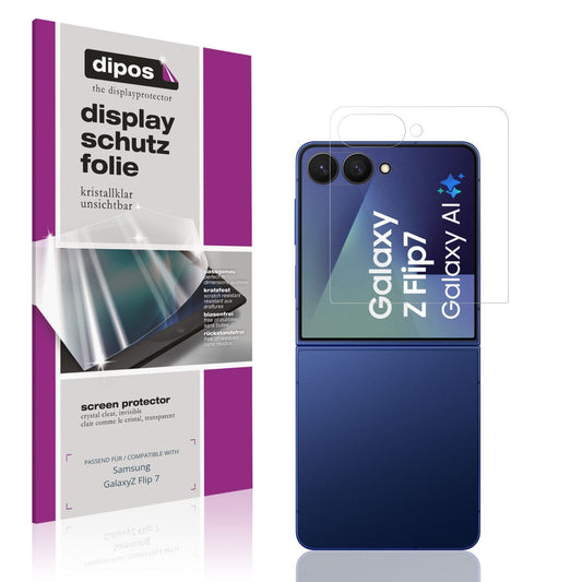 4x Schutzfolie klar für Samsung Galaxy Z Flip7 Aus (2)