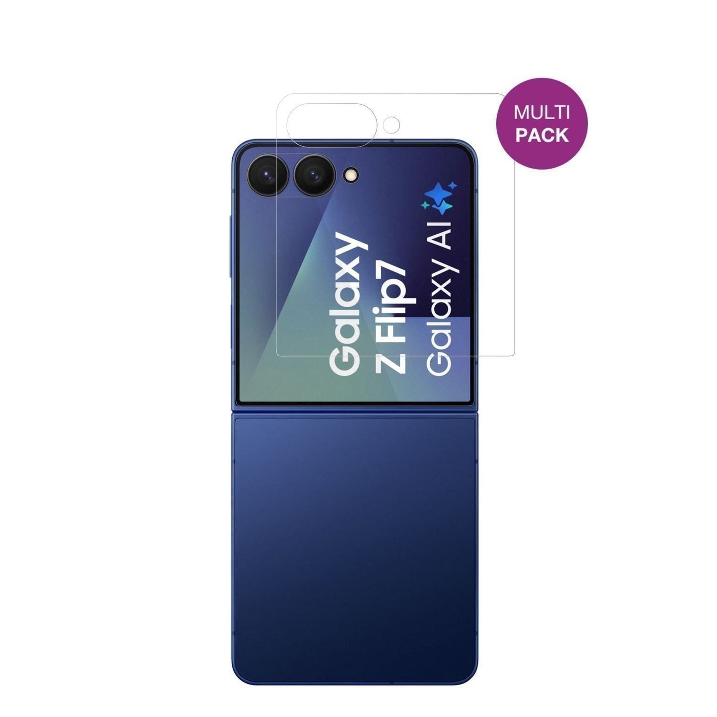 4x Schutzfolie klar für Samsung Galaxy Z Flip7 Aus (4)