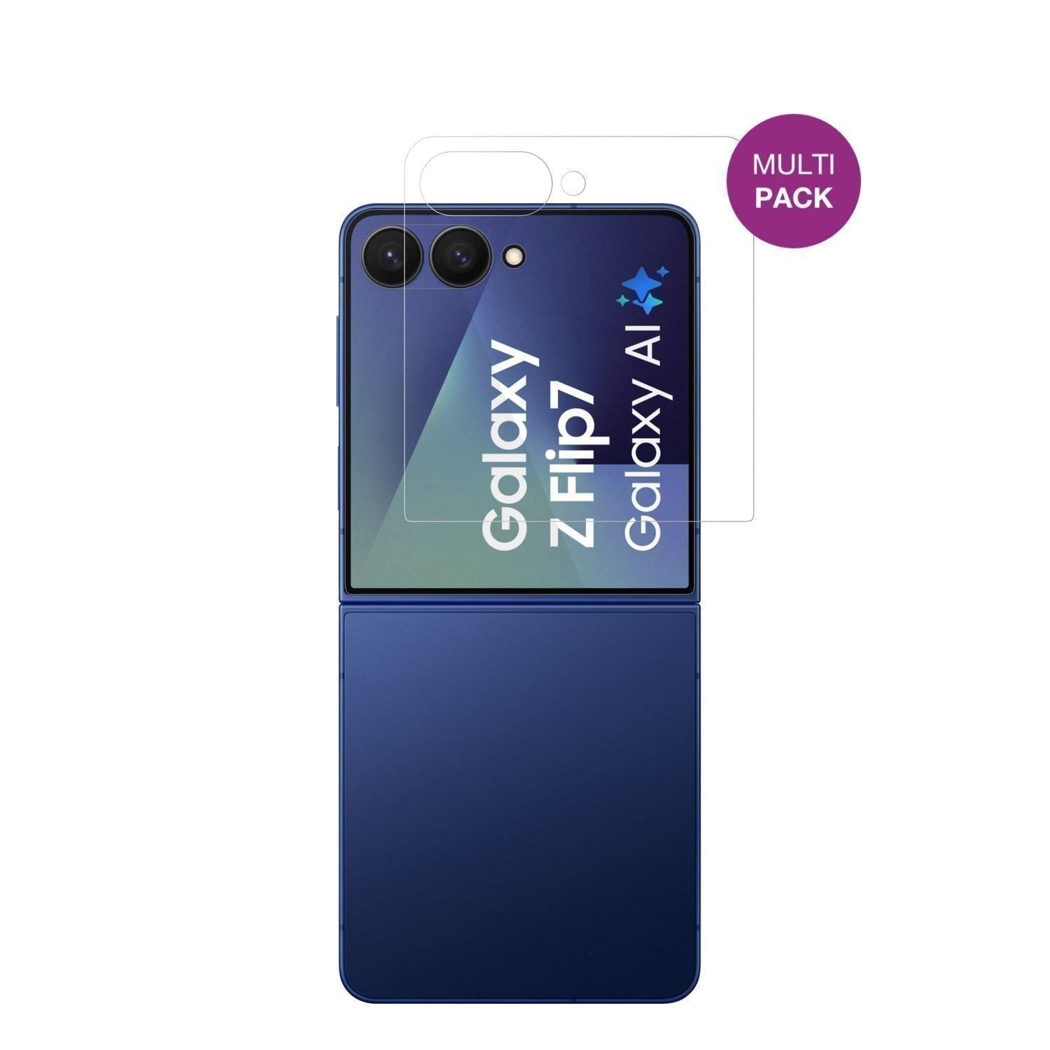 4x Schutzfolie klar für Samsung Galaxy Z Flip7 Aus (4)