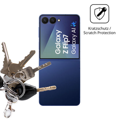 4x Schutzfolie klar für Samsung Galaxy Z Flip7 Aus (6)