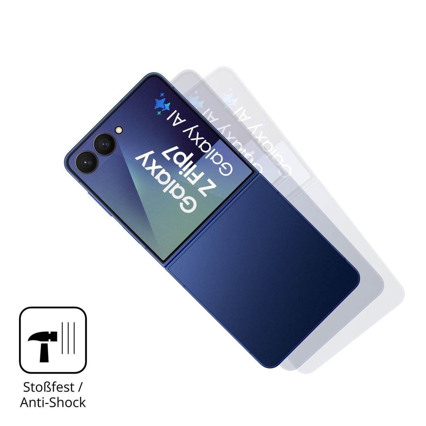 2x 9H Schutzfolie für Samsung Galaxy Z Flip7 FE Au (7)