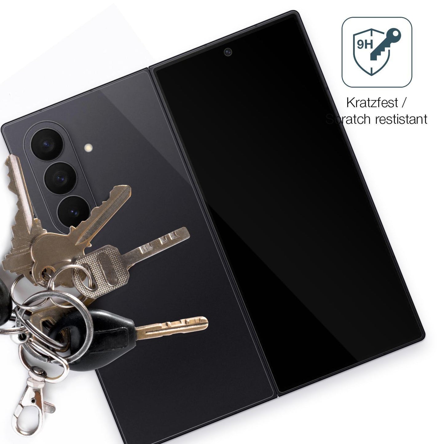 2x 9H Schutzfolie für Samsung Galaxy Z Fold7 Ausse (3)