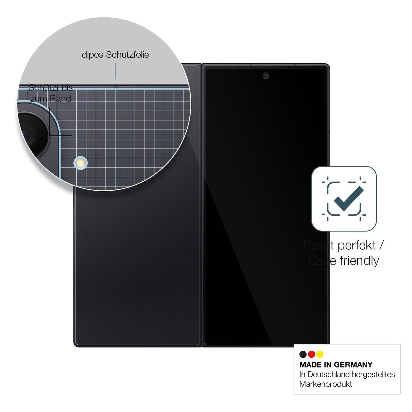 2x 9H Schutzfolie für Samsung Galaxy Z Fold7 Ausse (6)