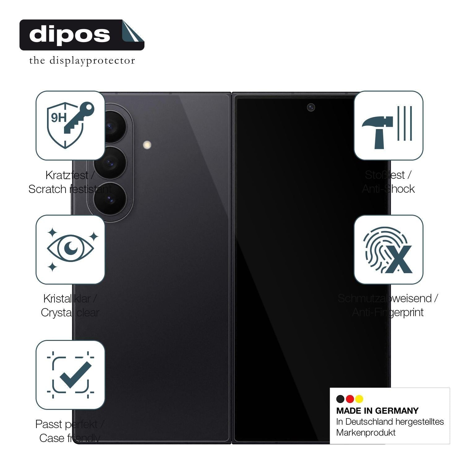 2x 9H Schutzfolie für Samsung Galaxy Z Fold7 Ausse (7)