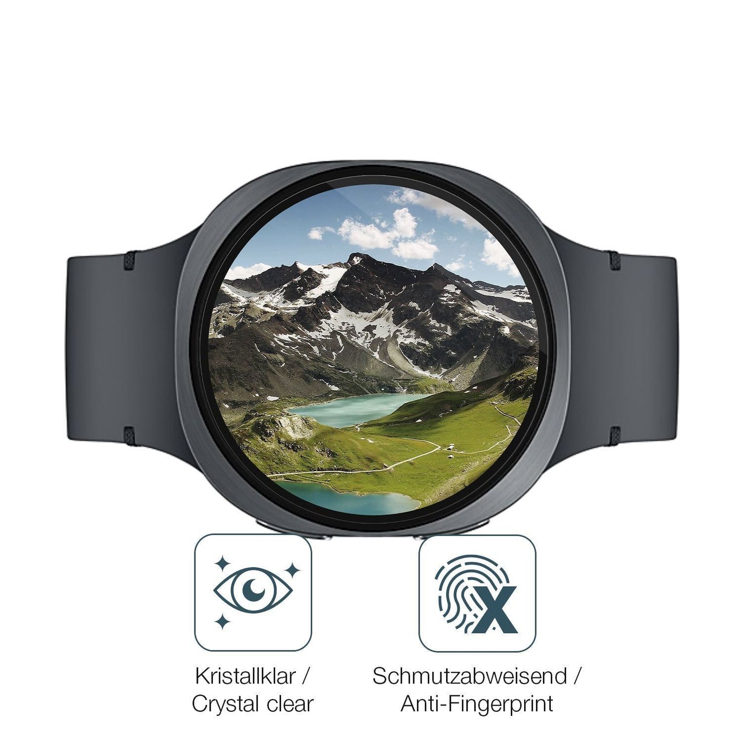 6x Schutzfolie klar für Samsung Galaxy Watch8 44mm (4)