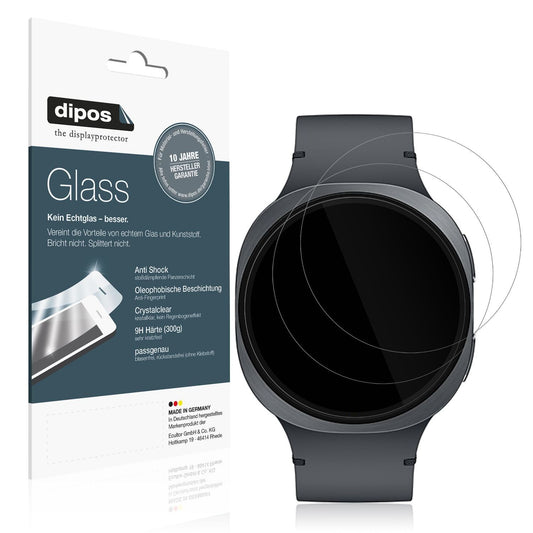 2x 9H Schutzfolie für Samsung Galaxy Watch8 44mm P (1)