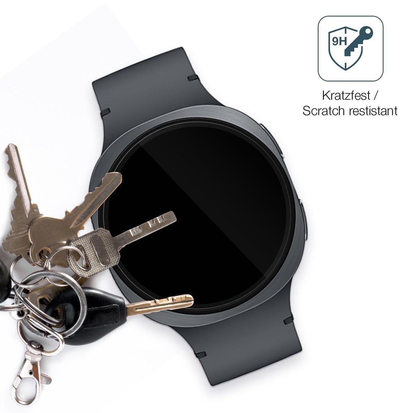 2x 9H Schutzfolie für Samsung Galaxy Watch8 44mm P (3)