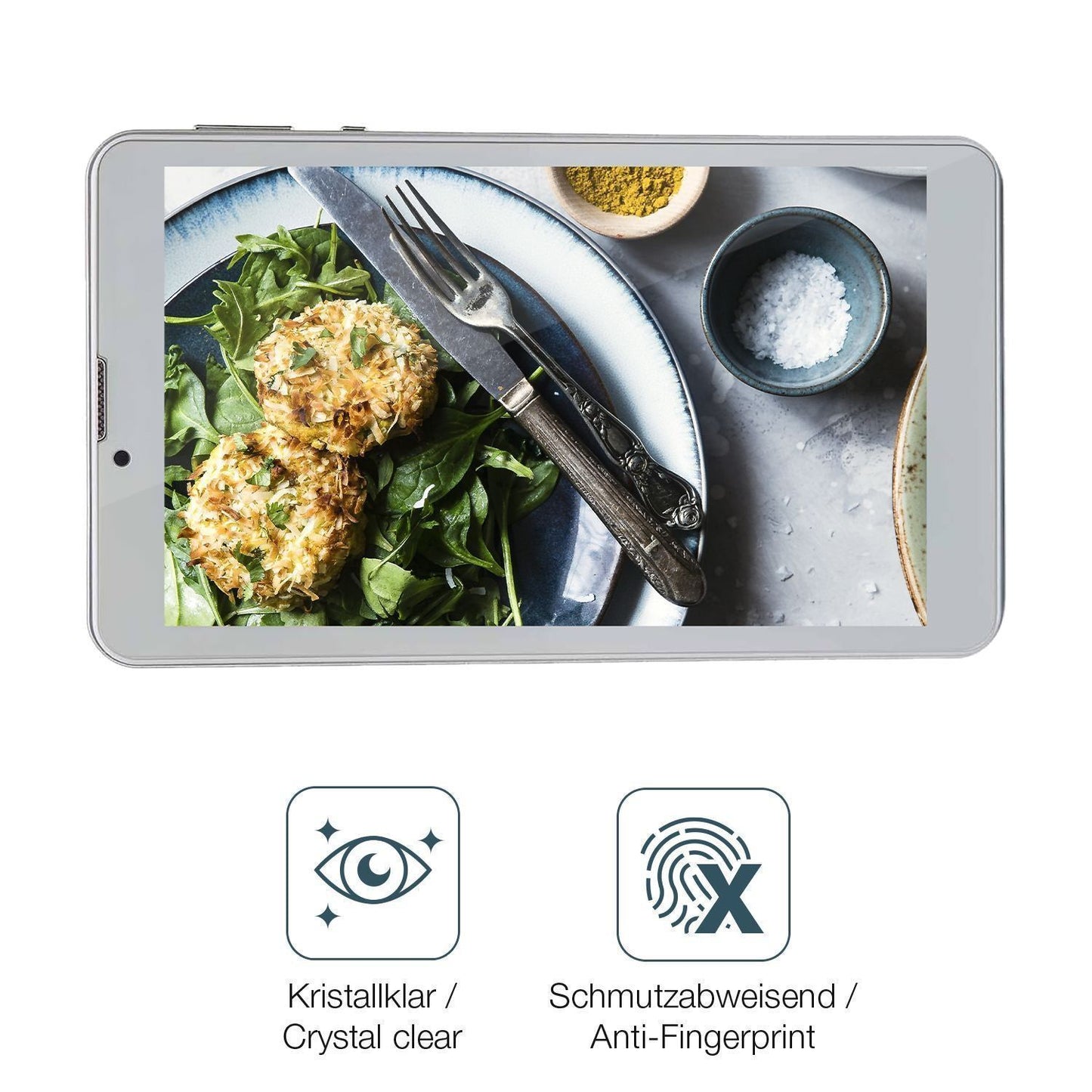 2x 9H Schutzfolie für Garsent 7 Zoll Tablet Panzer (5)