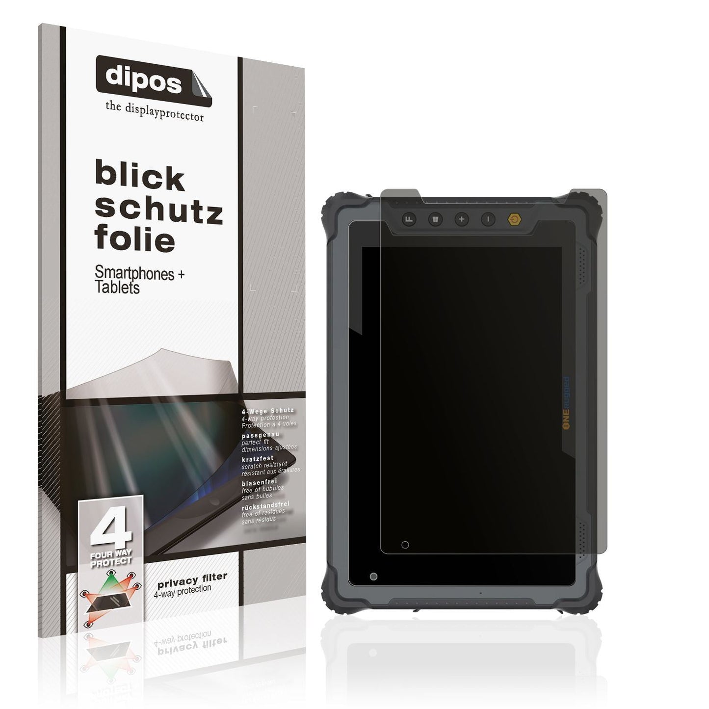 Blickschutzfolie für ONERugged Tablet M80J matt Sc (1)