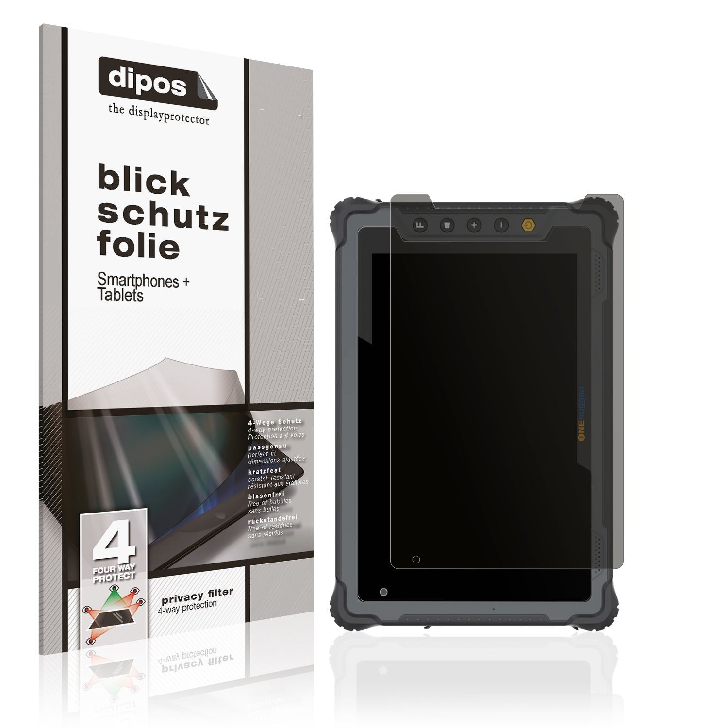 Blickschutzfolie für ONERugged Tablet M80J matt Sc (1)