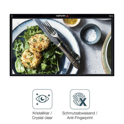 2x Schutzfolie klar für Verbatim PMT-15 Display-Sc (4)