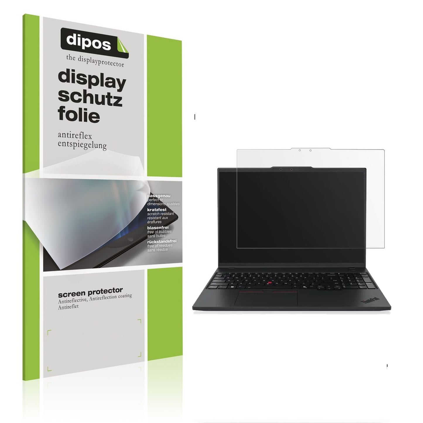 2x Schutzfolie matt für Lenovo ThinkPad P16s Gen4  (1)