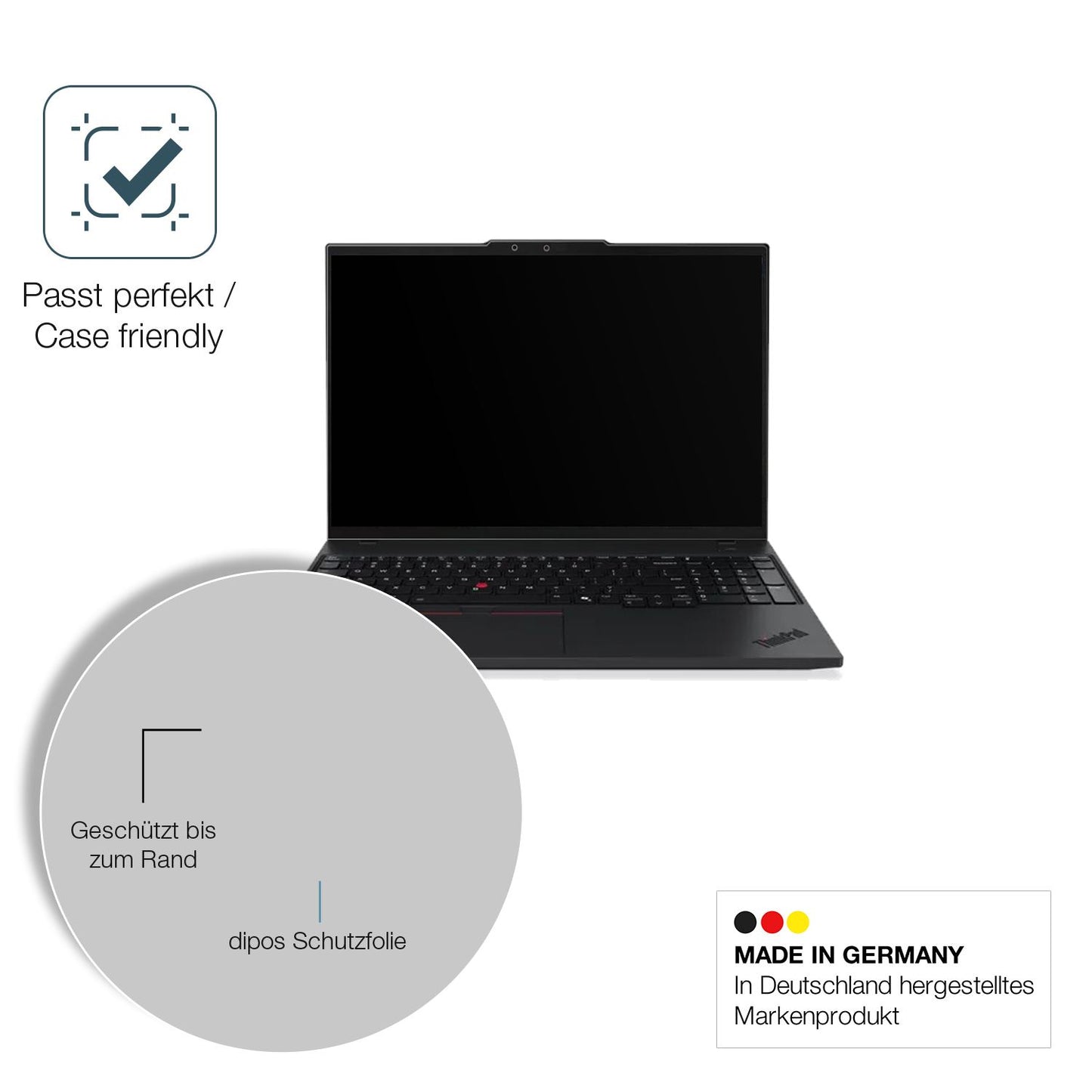 2x 9H Schutzfolie matt für Lenovo ThinkPad P16s Ge (6)