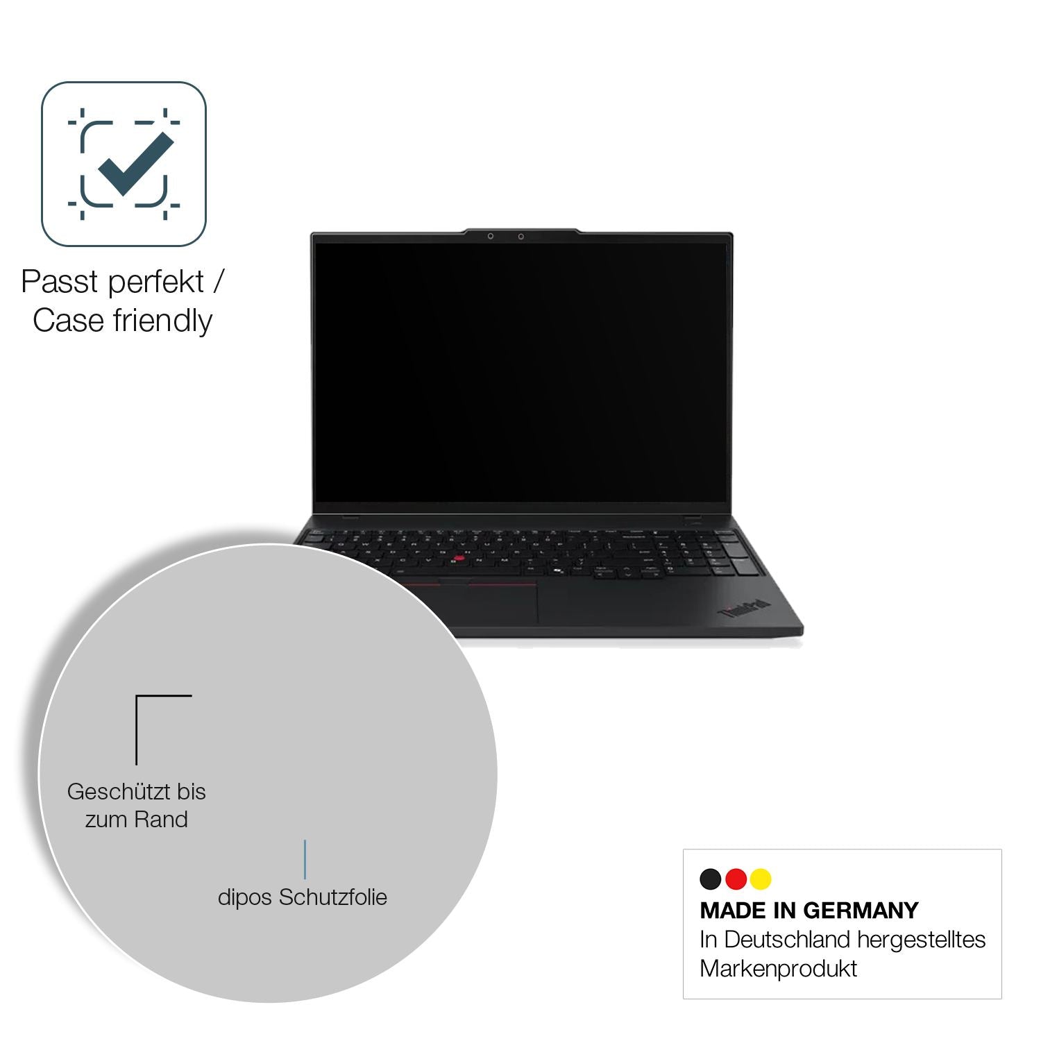 2x 9H Schutzfolie matt für Lenovo ThinkPad P16s Ge (6)