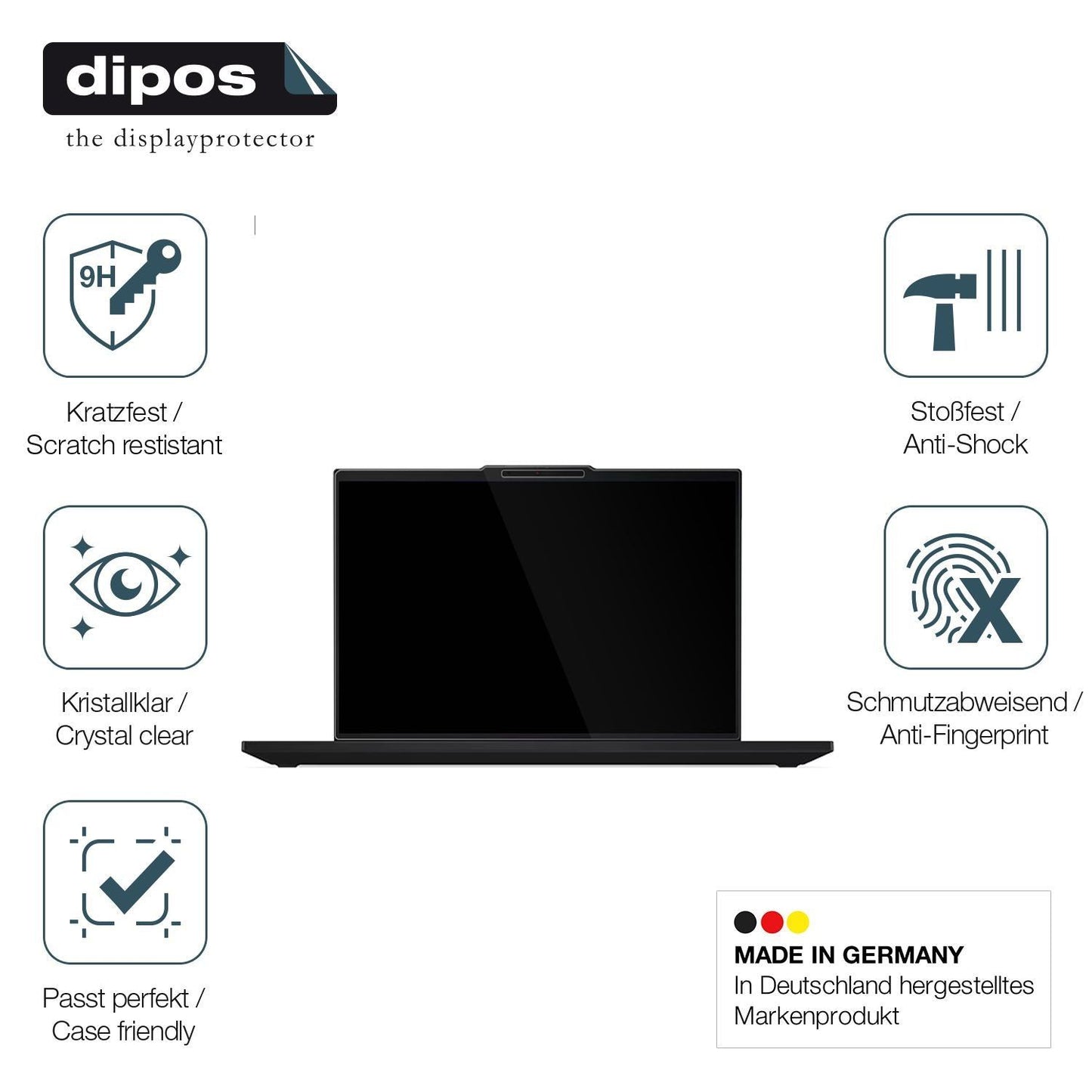 2x 9H Schutzfolie für Lenovo ThinkPad X13 Gen6 Pan (7)