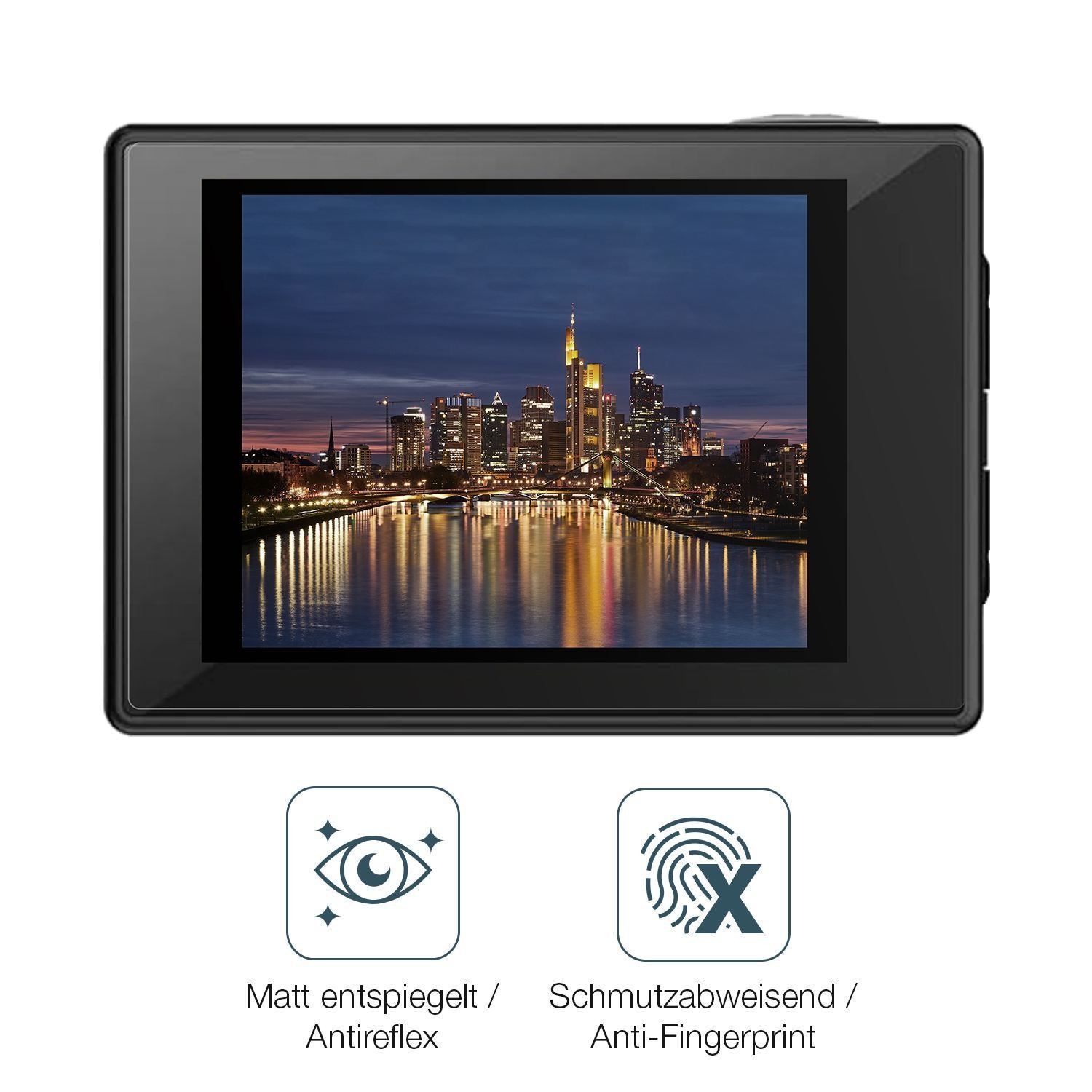 4x Schutzfolie matt für SJCAM SJ4000 Action Cam Di (4)