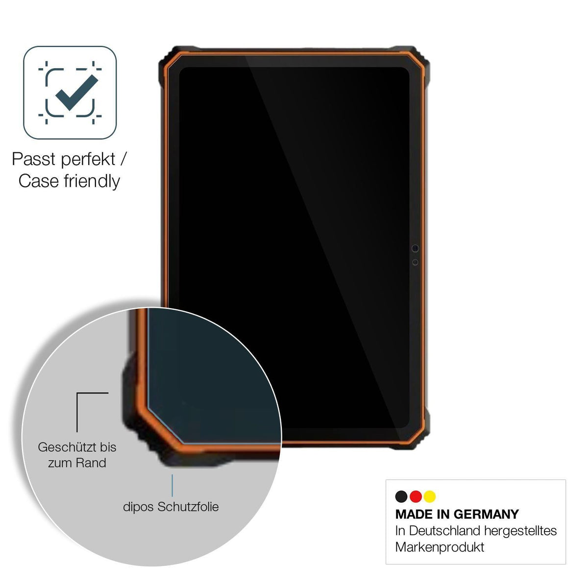 2x 9H Schutzfolie für Blackview Active 10 Pro Panz (6)