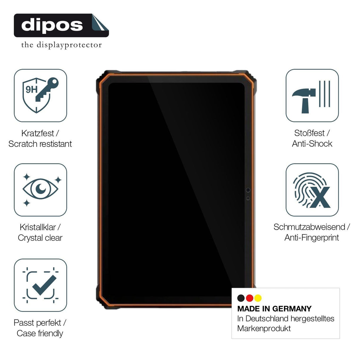 2x 9H Schutzfolie für Blackview Active 10 Pro Panz (7)