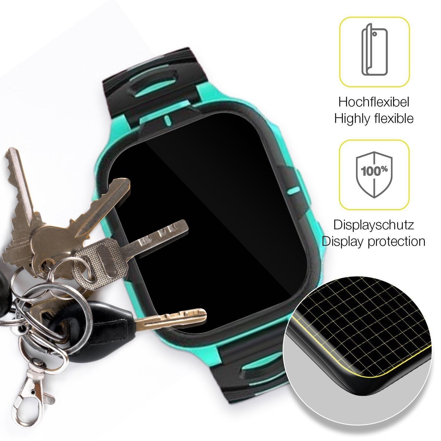 2x 3D Full Cover Schutzfolie für Elejafe Smartwatc (3)