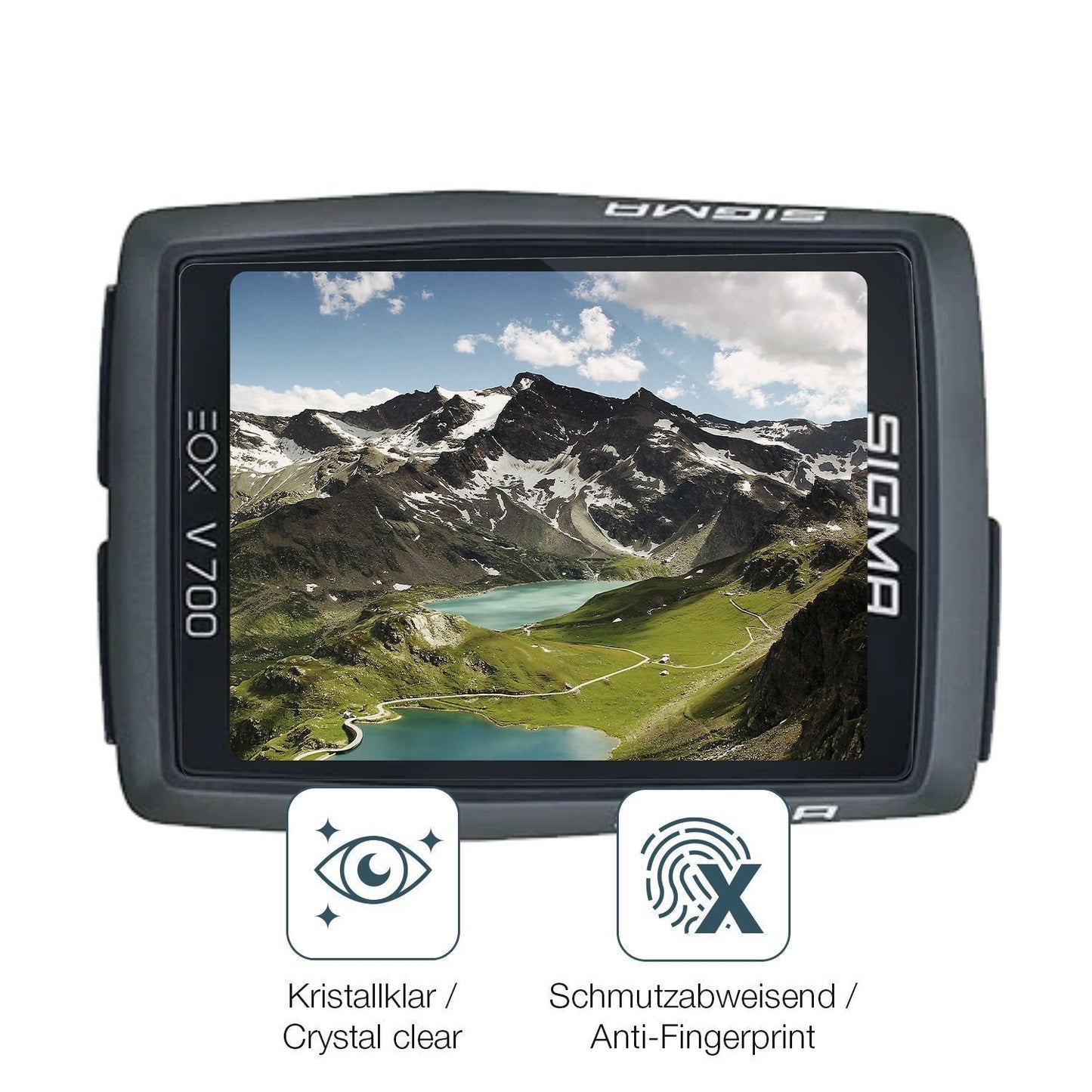 2x 9H Schutzfolie für SIgma Eox View 700 Panzerfol (5)