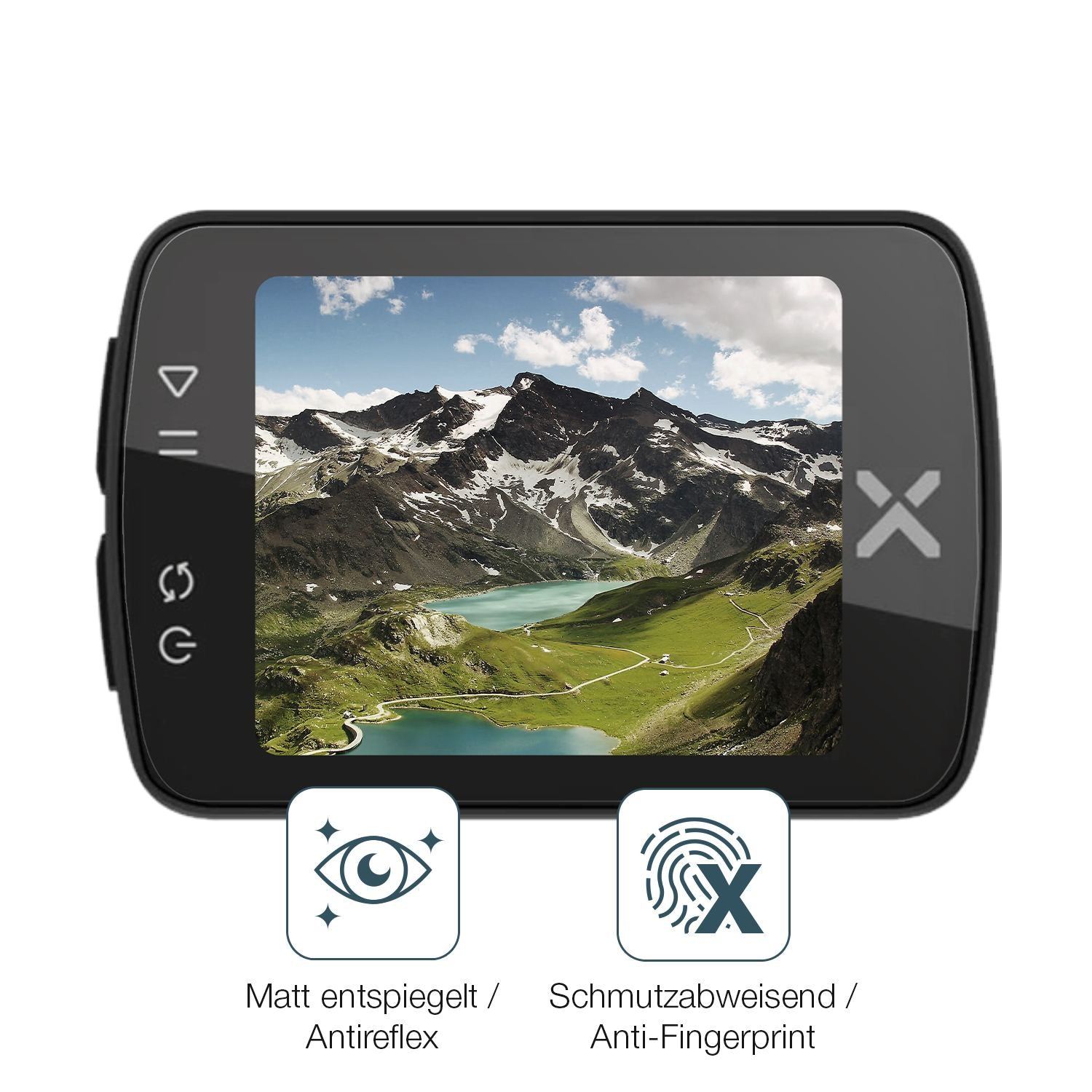 4x Schutzfolie matt für Xoss Gen 2 Display-Schutzf (4)