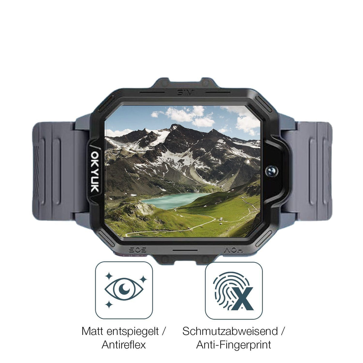 6x Schutzfolie matt für Okyuk T17 Display-Schutzfo (4)
