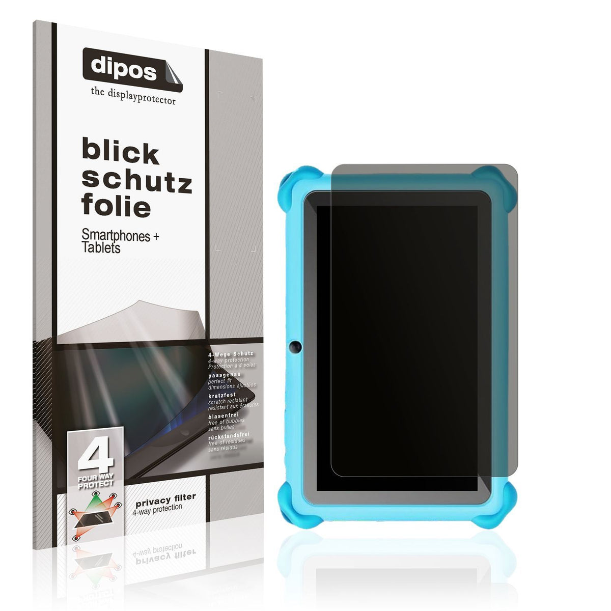 Blickschutzfolie für zcobro KIDS710 7 Zoll matt Sc (1)