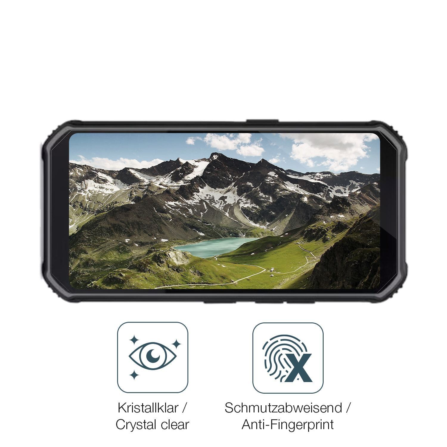 2x 9H Schutzfolie für SkyCaddie Pro 5X Panzerfolie (5)