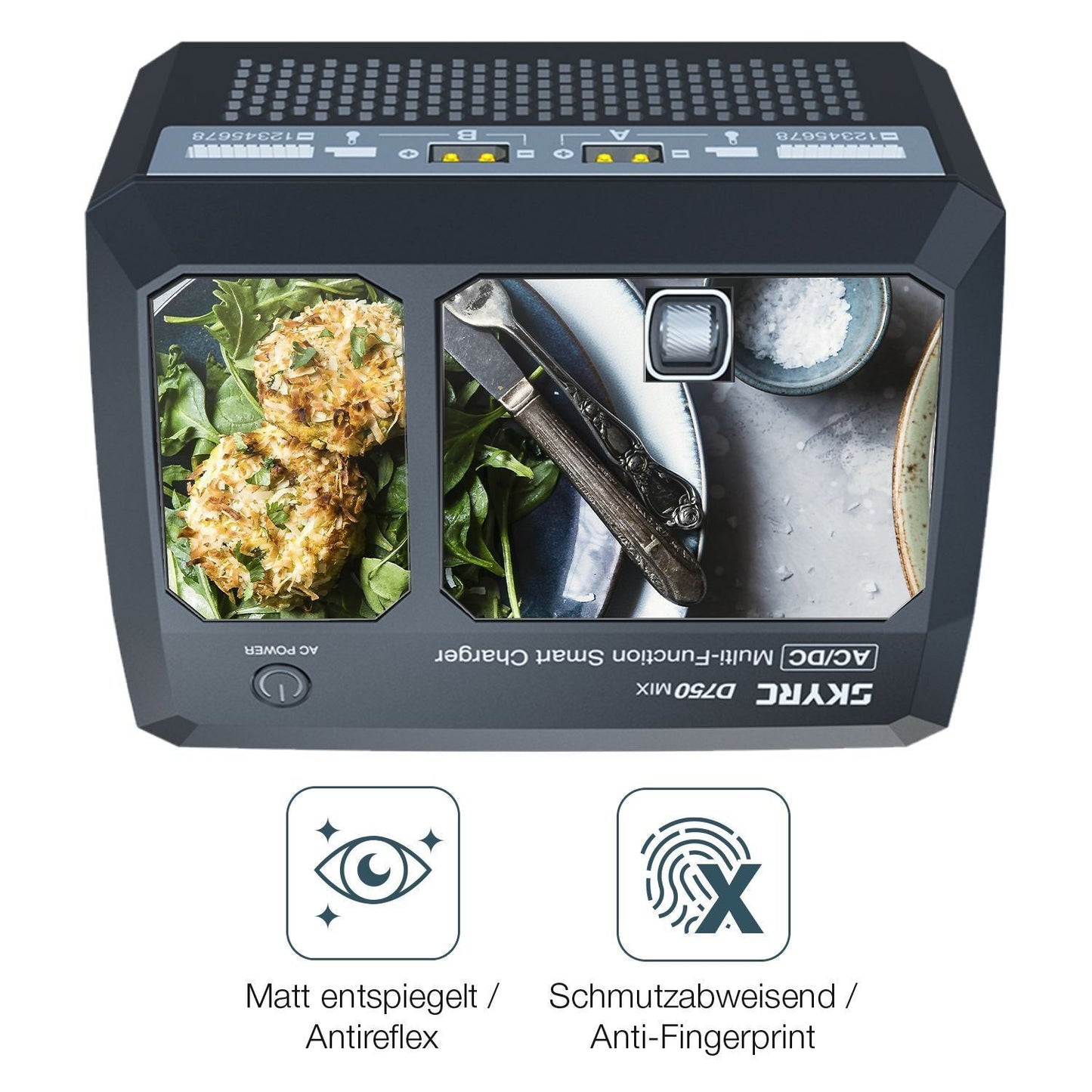 2x Schutzfolie matt für SKyRc D750 Display-Schutzf (4)