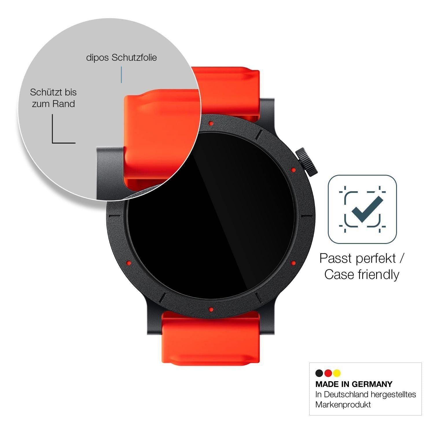 2x 9H Schutzfolie für CMF Watch 3 Pro 1.43 Zoll Pa (6)