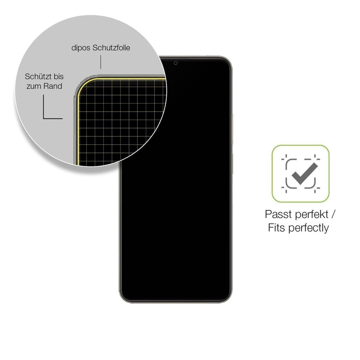 2x Full Cover Schutzfolie matt für Realme Note 70T (6)