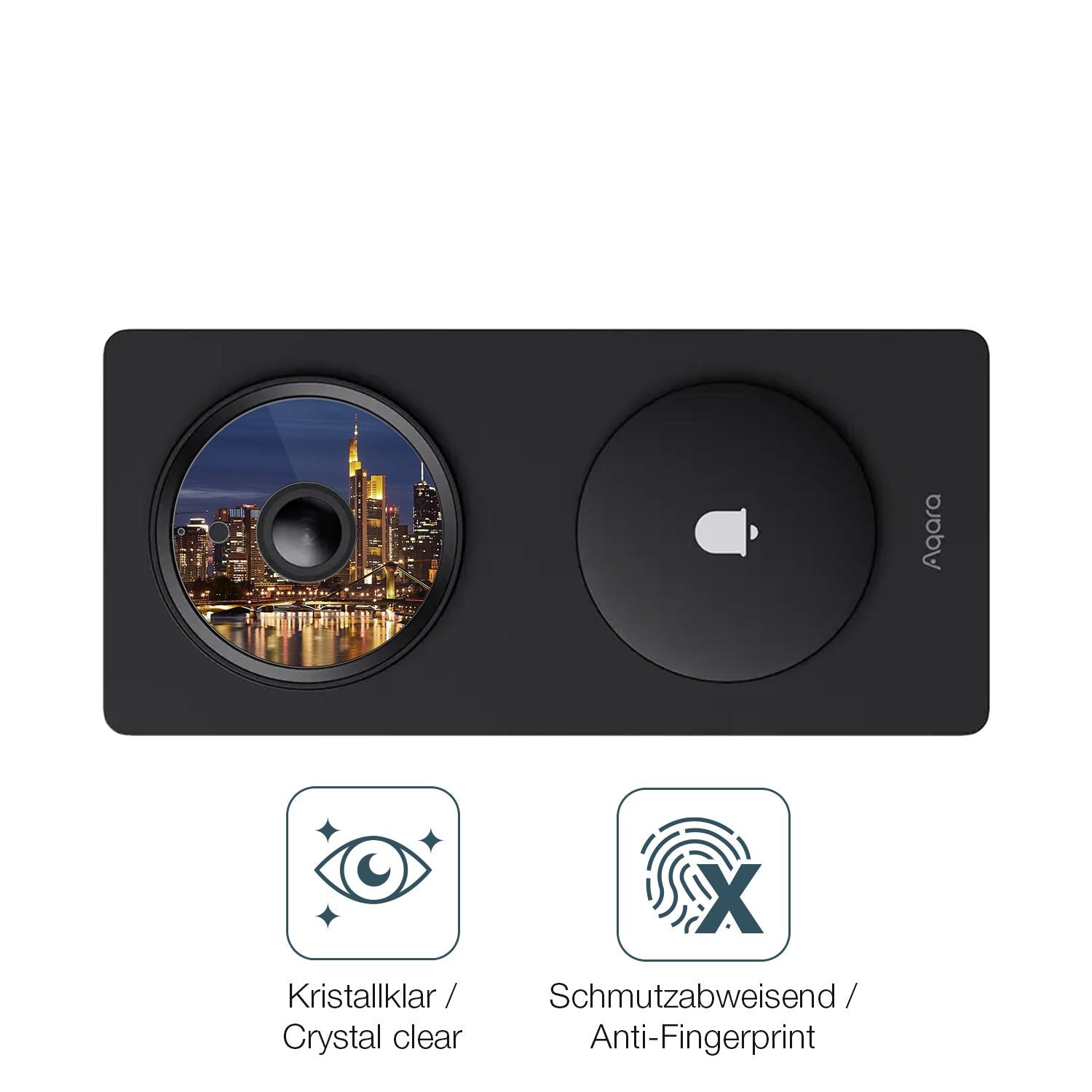 4x Schutzfolie klar für Aqara Hub G410 Display-Sch (4)