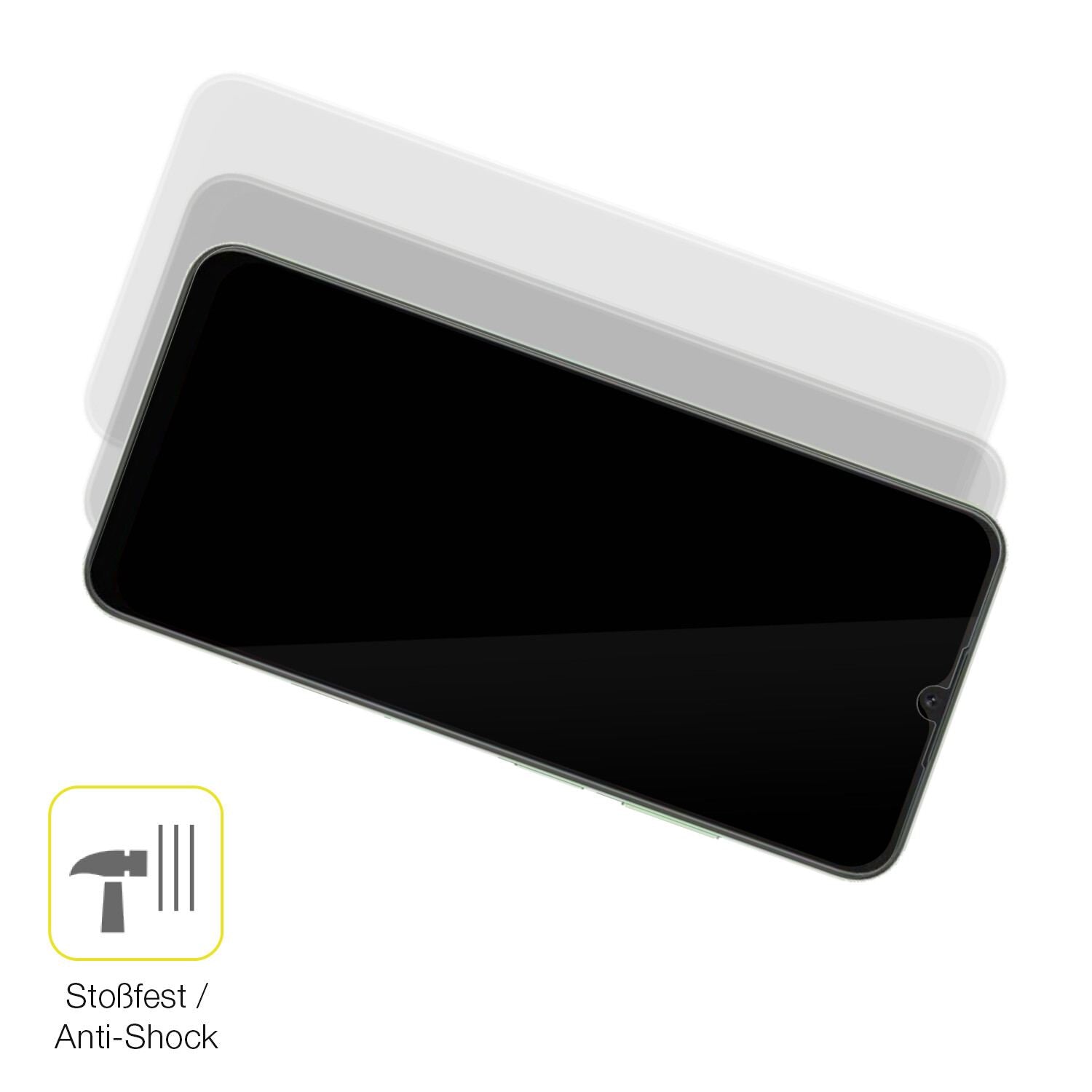 2x 3D Full Cover Schutzfolie für Blackview A52 (4)