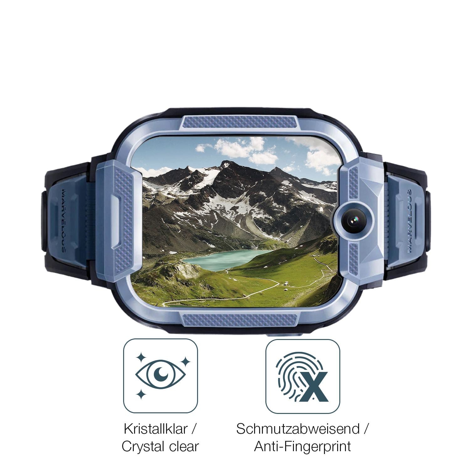 6x Schutzfolie klar für Mibro Z5 1.69 Zoll Display (4)