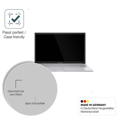 2x 9H Schutzfolie für ASUS 17.3 Zoll i1355U Panzer (6)