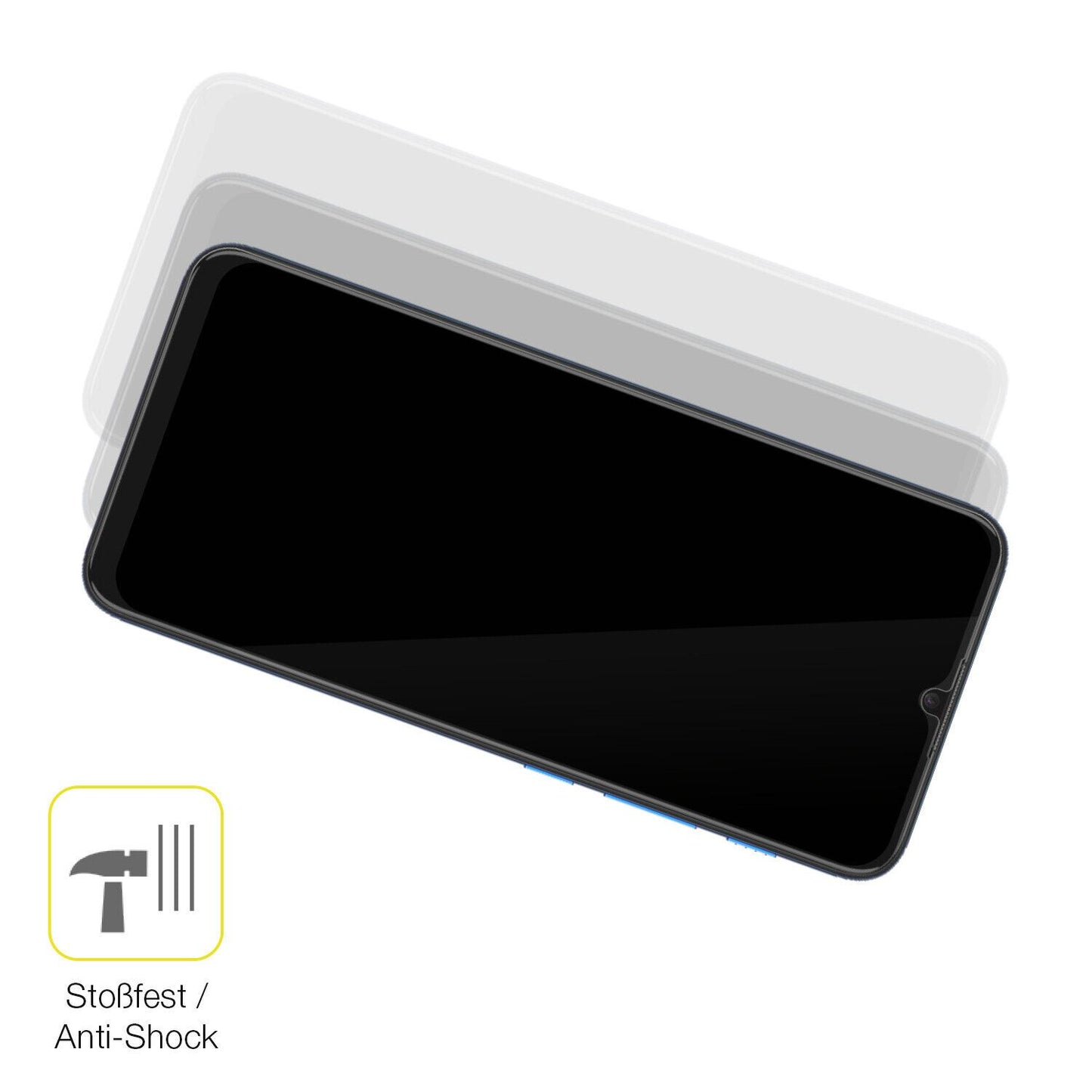 1x 3D Full Cover Schutzfolie für MOTOROLA Moto E7  (4)