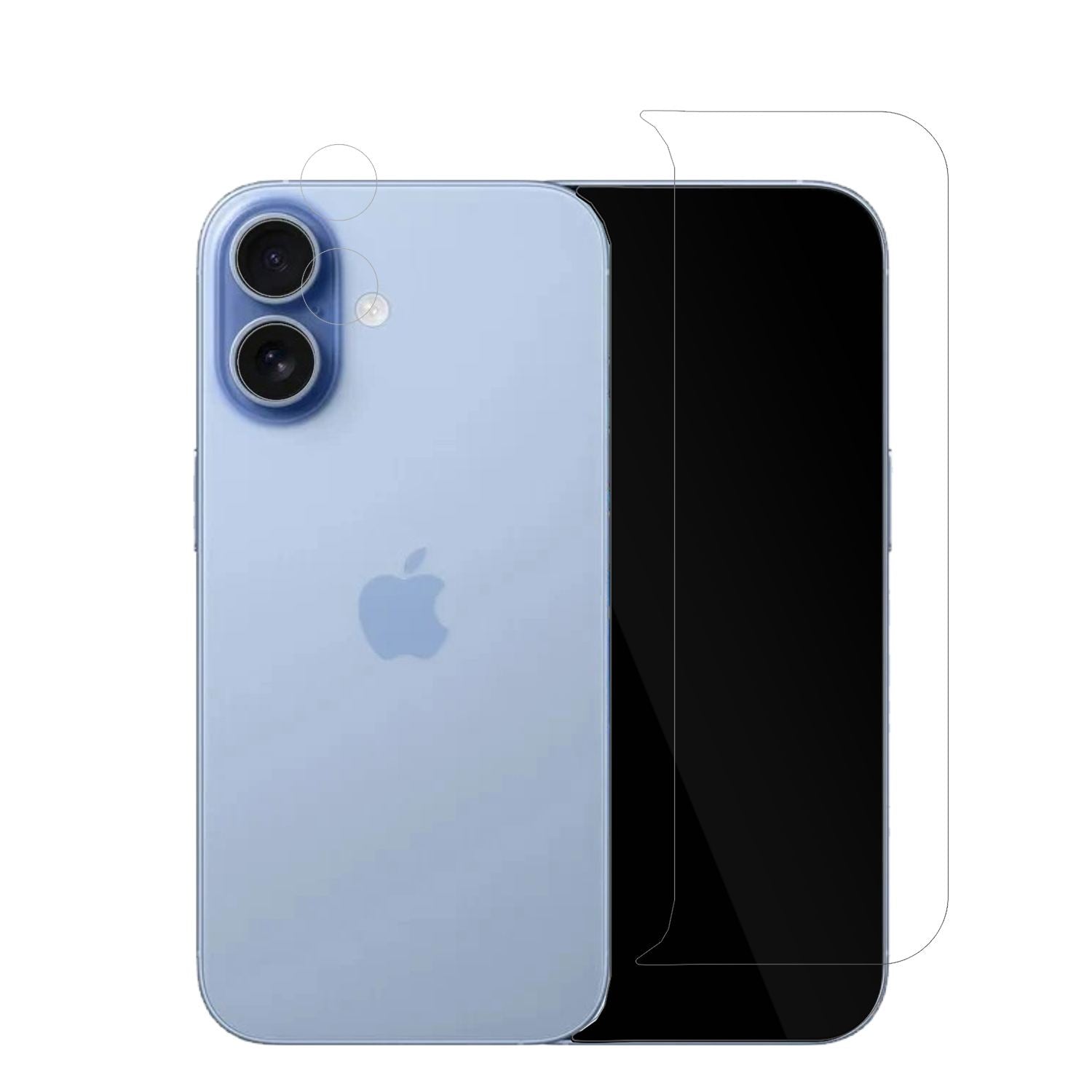 4x Schutzfolie klar für Apple iPhone 17 mit Kamera (3)
