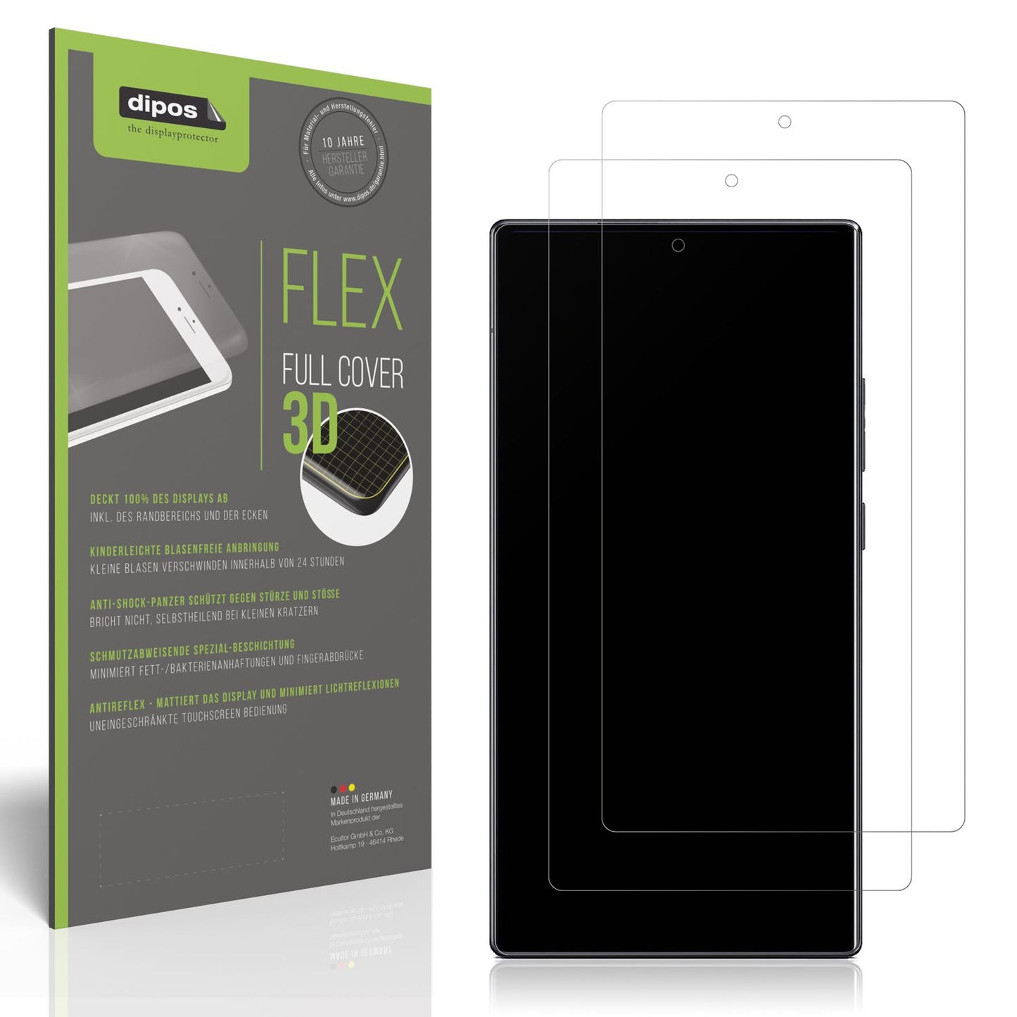 2x Full Cover Schutzfolie matt für Nubia Z80 Ultra (1)