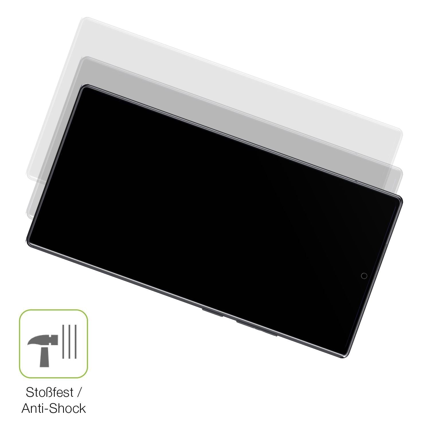 2x Full Cover Schutzfolie matt für Nubia Z80 Ultra (4)
