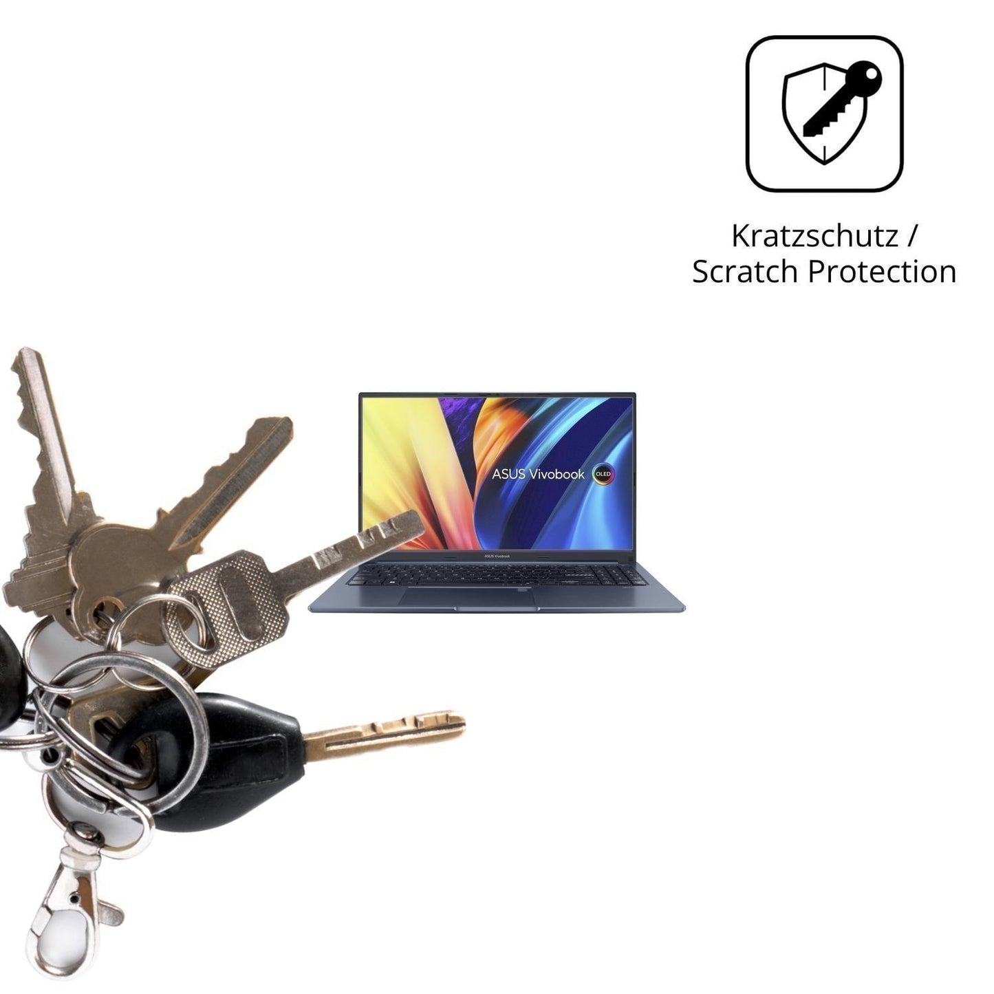 2x Schutzfolie matt für ASUS Vivobook 15X Display- (4)