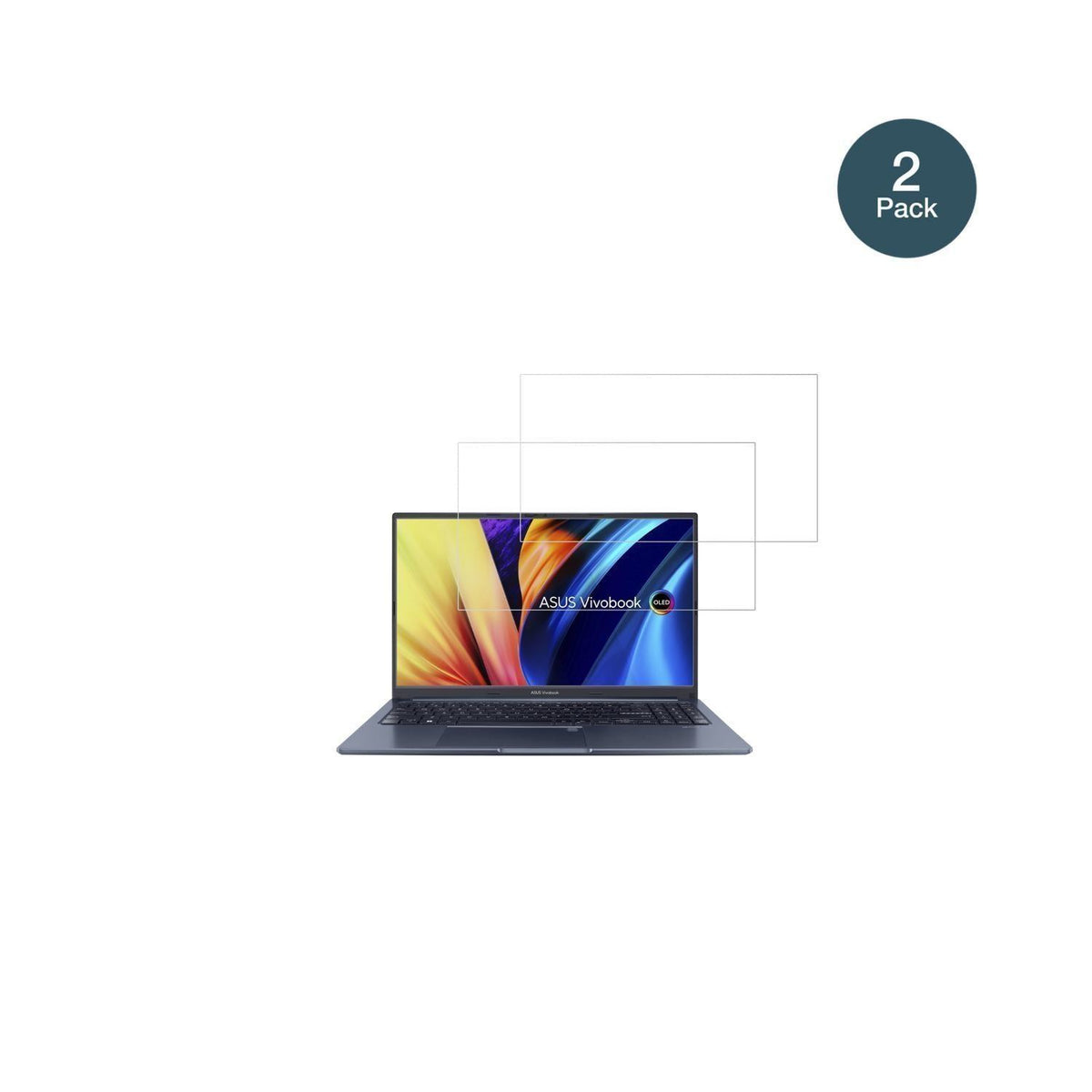 2x 9H Schutzfolie für ASUS Vivobook 15X Panzerfoli (2)