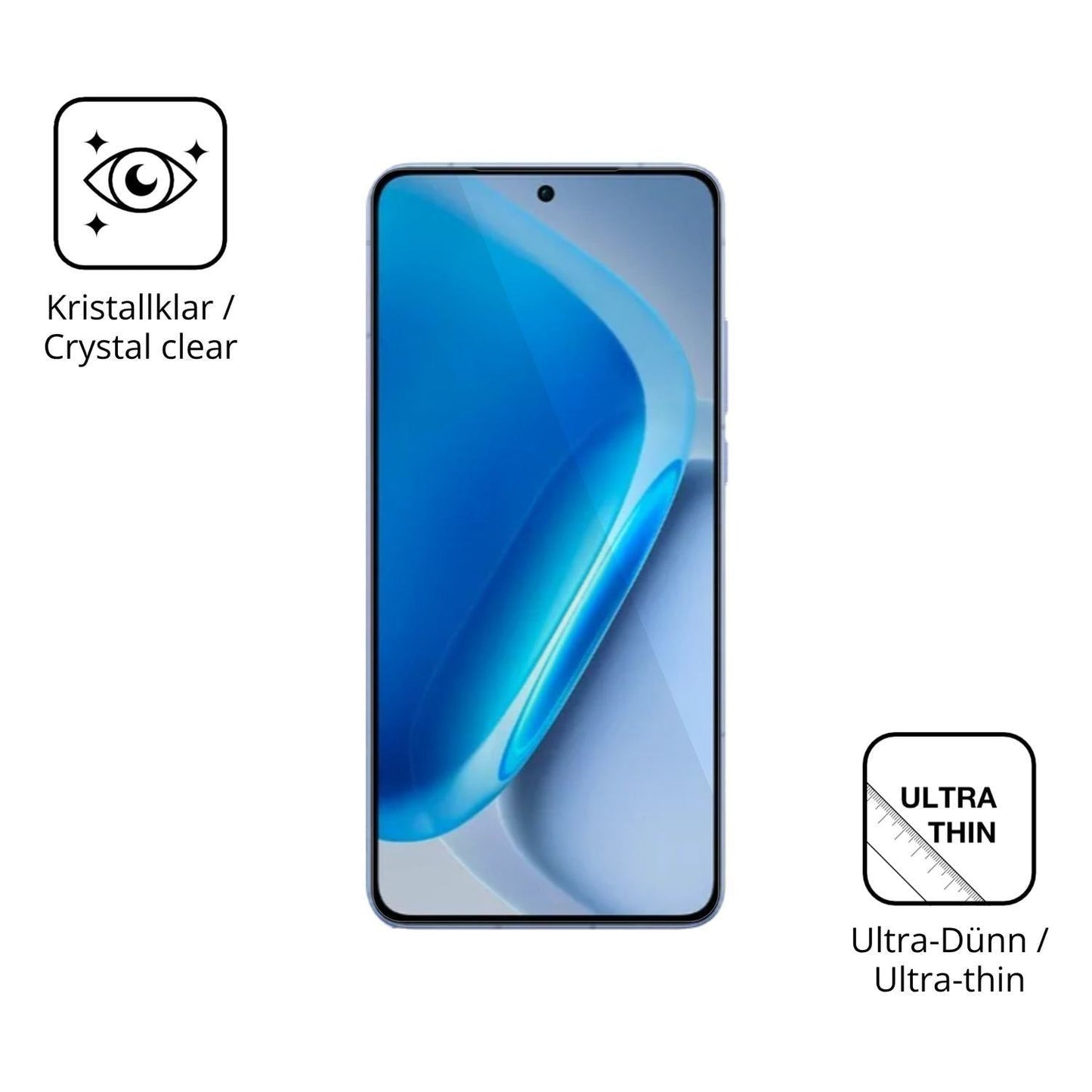 4x Schutzfolie klar für Vivo Iqoo Neo 11 Display-S (5)