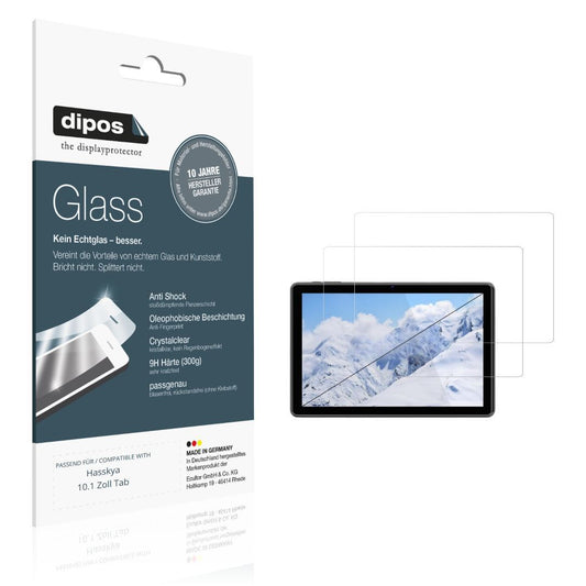 2x 9H Schutzfolie matt für Hasskya 10.1 Zoll Tab P (2)