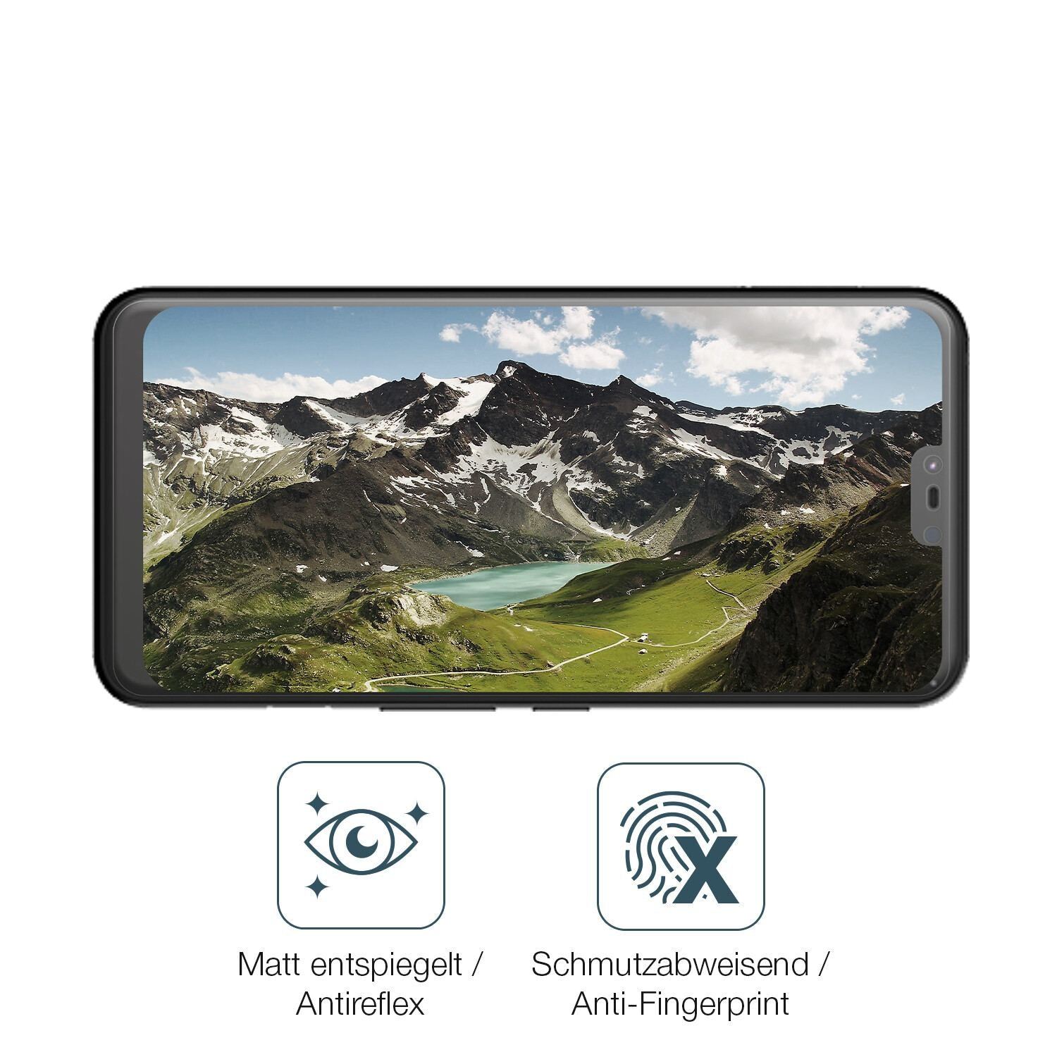 2x 9H Schutzfolie matt für Fujitsu Arrows U Panzer (5)